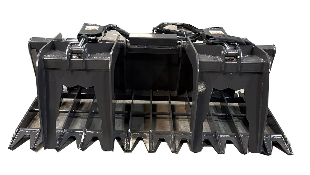 Small Wheel Loader Brush Grapple Bucket - Image 4
