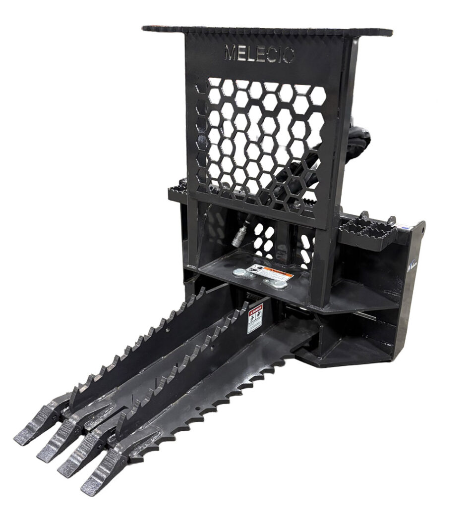 Skid Steer Extreme Duty Tree Puller - Melecio Attachments