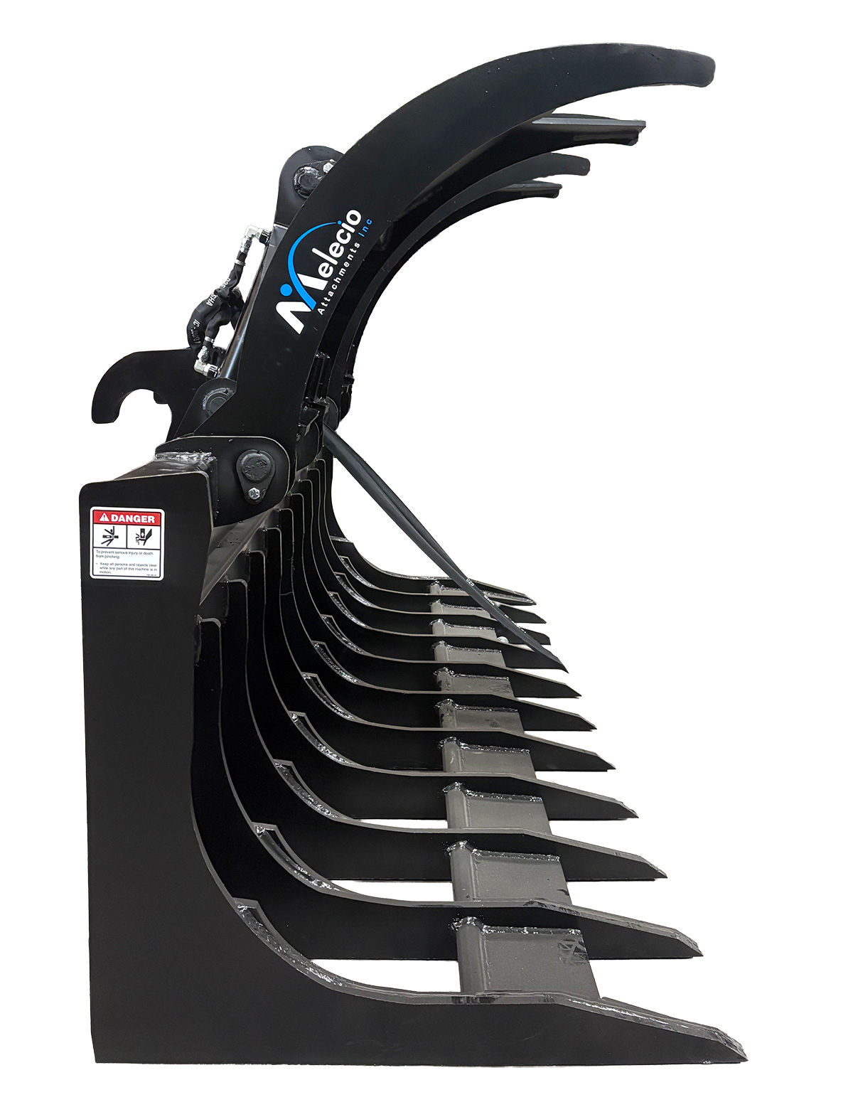 Wheel Loader Brush Grapple Bucket side open